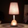 Hilton table lamp E27 40W white-red 15x15x32 cm Risalux