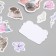 Stickers for creativity "Cats, flowers and photos" 3.5x5 cm set 40 pcs 9.4x8.4x0.5 cm