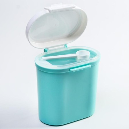 Container for baby food view 5, turquoise color-1