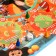 Board game-carrier "Cheburashka", in a triangular box, 300 × 300 × 50 mm