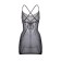 Combination of EroLanta Lizaveta with straps of cross, black (46-48)