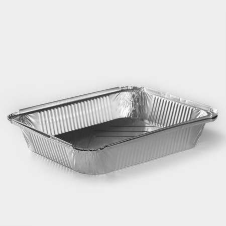 A set of foil for baking and baking shares, 3.1 l, 32.5 × 25.8 × 6.3 cm, 2 pcs-1