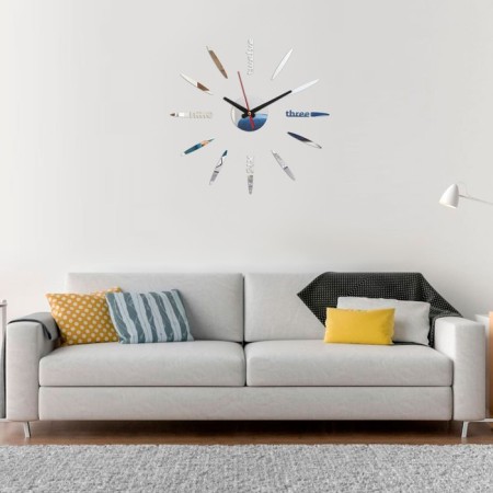 Walls Wall Interior, 3D "Rays", silent, sticker, large, D-40 cm-1