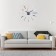 Walls Wall Interior, 3D "Rays", silent, sticker, large, D-40 cm