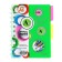 Notepad on the crest A6, 100 sheets, line, plastic cover, with dividers, assorted mix