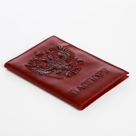 Cover for passport, red-3
