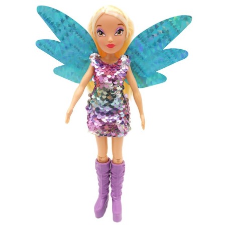 Winx Club Magic Reveal Snake Doll Stella, with wings, 24 cm-1