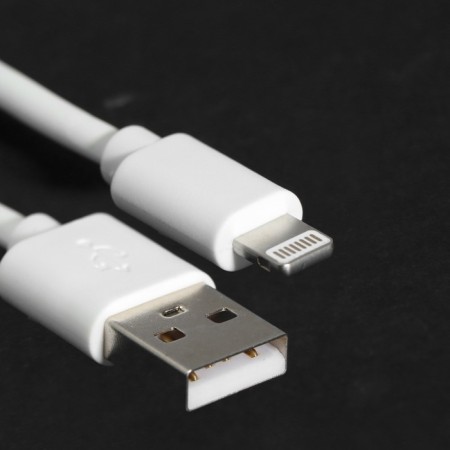 Windigo, Lightning cable - USB, 2 A, charging + data transfer, TPE braid, 1 m, white-3