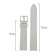Watch strap, male, 18 mm, harness 75 mm, larynx 115 mm, genuine leather, white