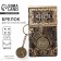 Key keychain, metal, amulet "Happy ruble" brass, 3 x 3.5 x 2.5 cm