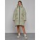 Coat insulated winter female, size 48, color light green