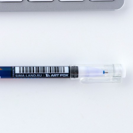 PEC PLAST PET Write-Write with cap "Race", blue paste, gel 0.5 mm-6