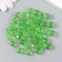 Plastic beads "Crystal polyhedron. Pistachio" Transparent set of 20 g 1x1x1 cm