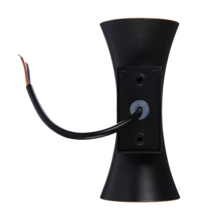 Facade lamp "Elegant", FSD-090, 6 W, 3000K, IP65, 220 V, metal, black and golden 1008543-8