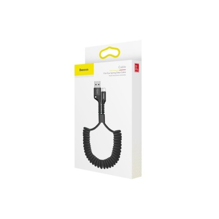 Cable Baseus Fish Eye, Lightning - USB, 2 A, 1 m, black-11