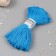 Knitted polypropylene 3 mm blue cord 50m