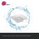 Soap dish IDDIS Slide Slibsg0i42, 107x116x71 mm, matte glass