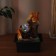 Fountain "Squirrels on logs" 22x16 cm (with backlight)