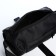 Youth bag with zipper, black color