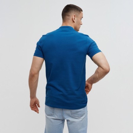 T-shirt (Polo) Male Minaku Regular Fit: Blue color, river 52-6