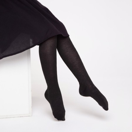 Pantyhose children, black color, height 146-152-1