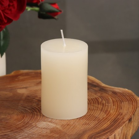 Candle-cylinder aromatic "jasmine", 5x7.5 cm-1