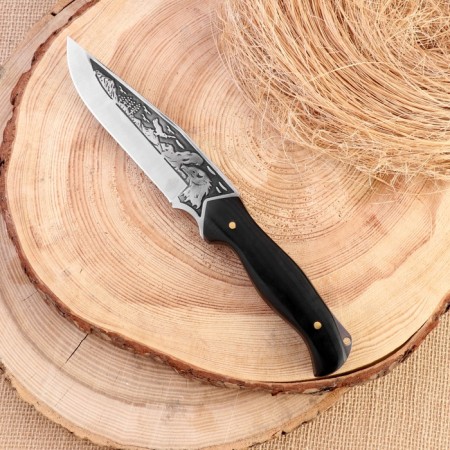 Hunting knife "Sarych" steel - 50x14, handle - wood, 25 cm-7