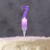 LED candle "Figure 7", 14.5 cm, from batteries LR1130x3 (included), glow of multi (RGB)