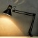 Lamp on the clamp 101 "SIX, Black" E27 40W Risalux