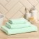 Terry Love Life Fringe, 50x90 cm, mint color, 100% cotton, 380 g/m2
