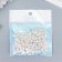 A set of beads for creativity plastic "Golden heart in the circle" White 20 g 0.3x0.7x0.7 cm