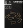 SHVEVZI-Stelki SM-1069, (set of 5 pairs) 15 mm, color gold