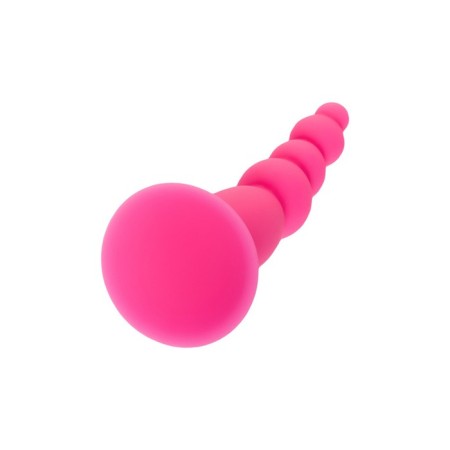 Anal plug A-Toys by Toyfa Hild, silicone, pink color, 11 cm-8