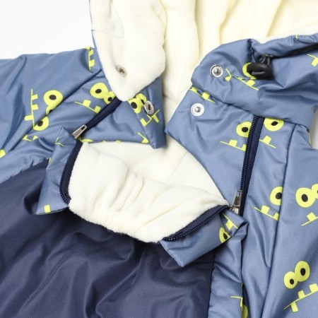 Demicine-zone overalls for a boy, color graphite/print, height 62-68 cm-2
