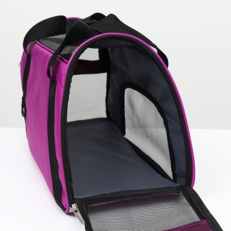 Meser-carrier bag, 48 x 26 x 31 cm, purple-5