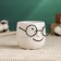 Pot "The pot that survived" 7x7x7cm, white