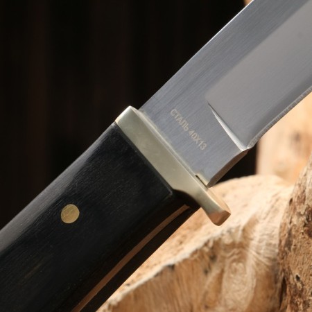 Hunting knife "Irkutsk" steel - 40x13, handle - wood, 24 cm-5