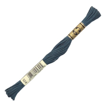 The threads of the DMC 117 (924), 12 pcs. packaged