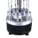 ELECTROSHSHLELSK KITFORT KT-1405, 900 watts, 5 skewers, silver