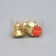 Jewelry decoration "Pattern bell" (set 3 pcs) 4.5x5 cm golden