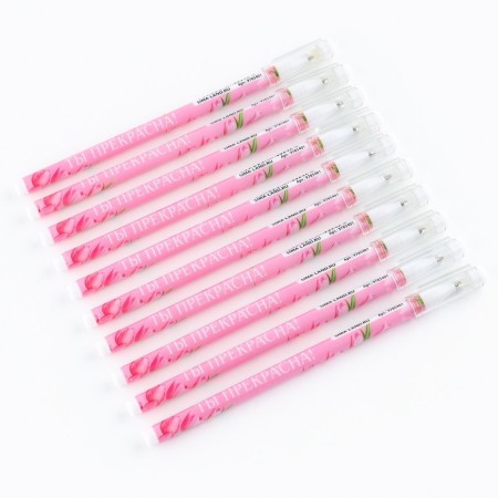 Handle Blue Blue Paste 0.5 mm with a cap "You are beautiful!" plastic