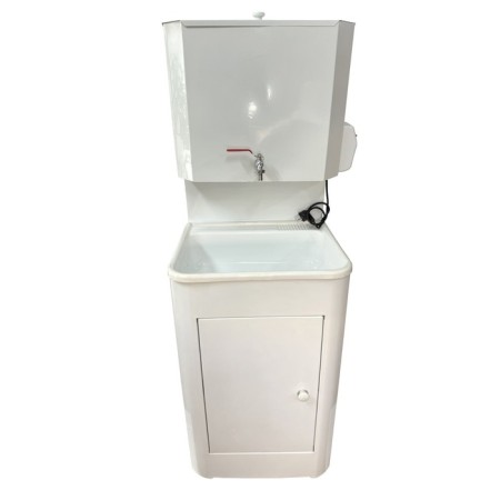Washbuilder "Dacha", with EVN, 1200 W, tank stainless. steel, layer. Moika, crane metal, 30 l, white 1052647-2