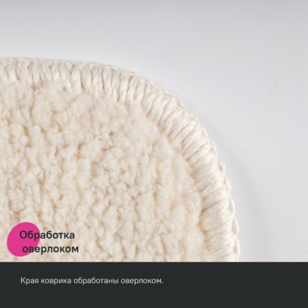 A set of mats for the bathroom IDDIS, 65x45 cm, 45x45 cm, microfiber, color light color-5