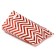 Gift, metallized package, "zig-zag" red 17x25 cm, 20 microns 10 pcs set