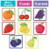 Wooden q "Fruits and berries" puzzle