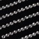 Rhinestones for decor, on adhesive base, 2 mm, silver color