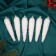 Jewelry jewelry "Icrop fluffy shine" (set 6 pcs) 12.5x2.5 cm, white