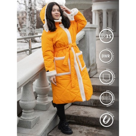 Coat for a girl, height 170 cm