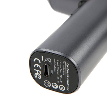 Battery screwdriver Tundra Pro, 3.6 V, 2 Ah, Li-Ion, 220 rpm, 12 items, case-11