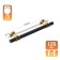 CAPPIO RSC003 RECOLILING, M/O 128 mm, D = 12 mm, black color with gold, 4 pcs.